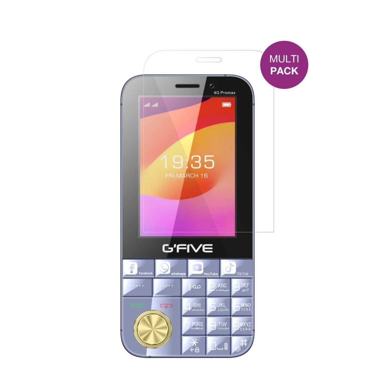 4x Schutzfolie klar für GFive 4G Promax Display-Sc (2)