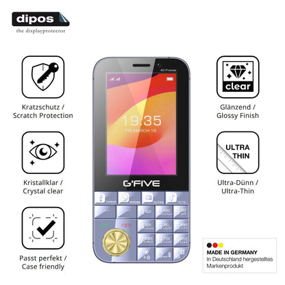 4x Schutzfolie klar für GFive 4G Promax Display-Sc (7)