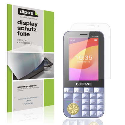 4x Schutzfolie matt für GFive 4G Promax Display-Sc (1)