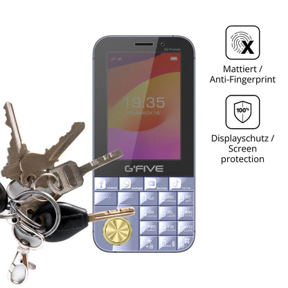Blickschutzfolie für GFive 4G Promax matt Schutzfo (3)