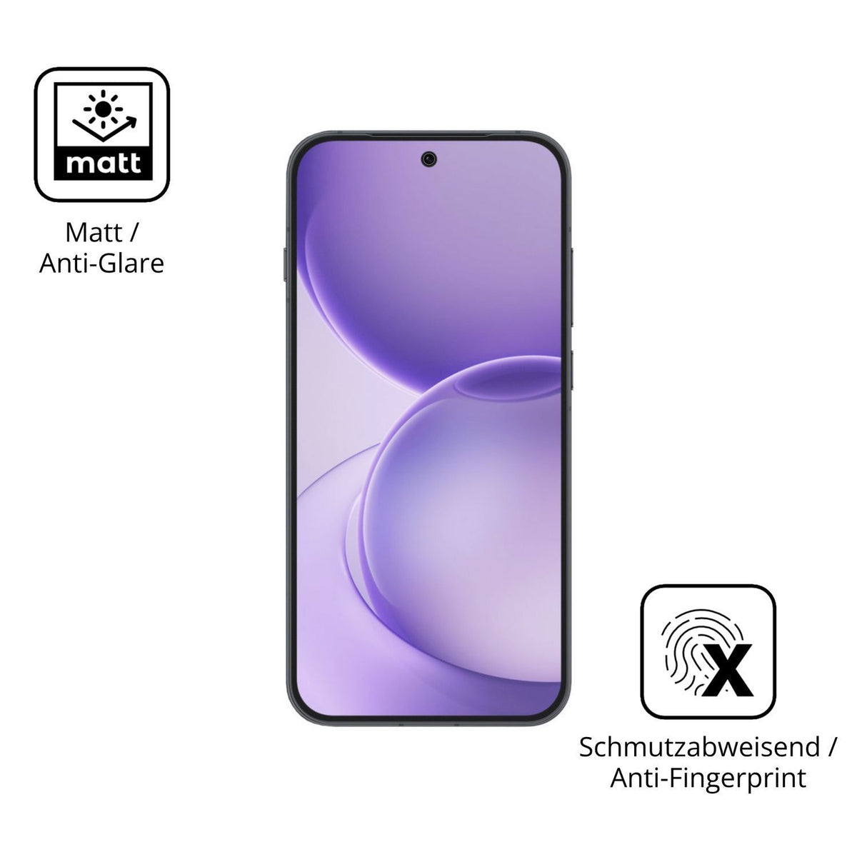 4x Schutzfolie matt für Oppo Reno16 Display-Schutz (5)