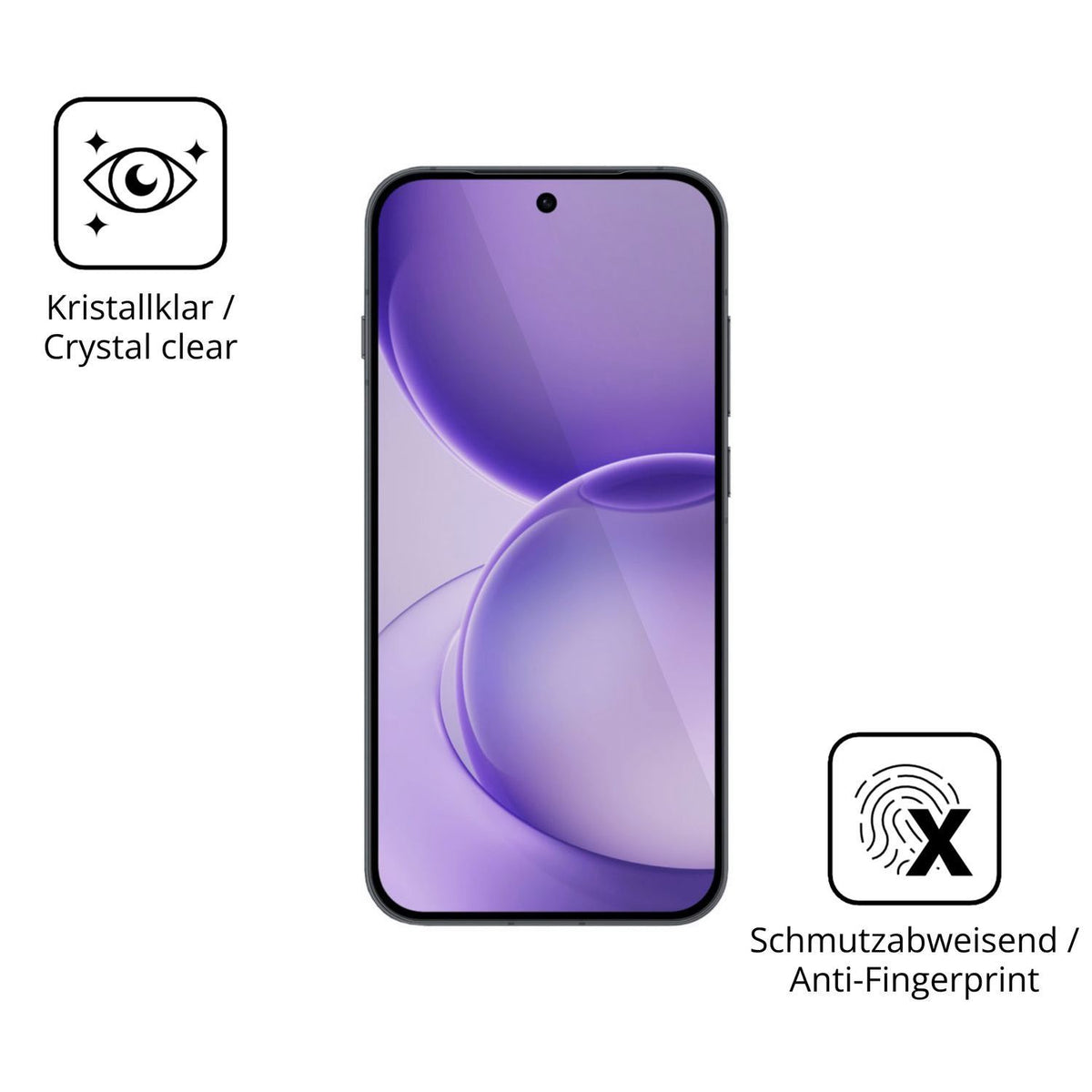 2x 9H Schutzfolie für Oppo Reno16 Panzerfolie (5)