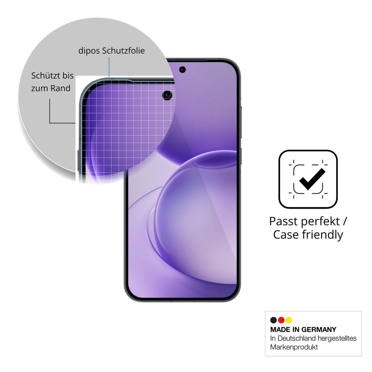 2x 9H Schutzfolie für Oppo Reno16 Panzerfolie (6)
