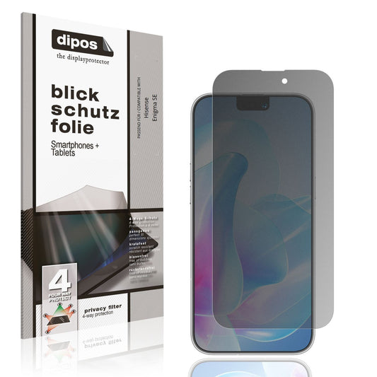 Blickschutzfolie für Hisense Enigma SE matt Schutz (1)