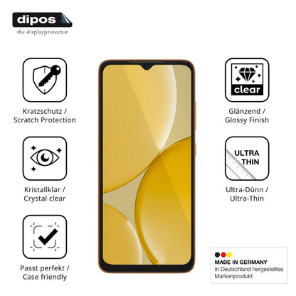 4x Schutzfolie klar für Itel A50Cs Display-Schutzf (7)