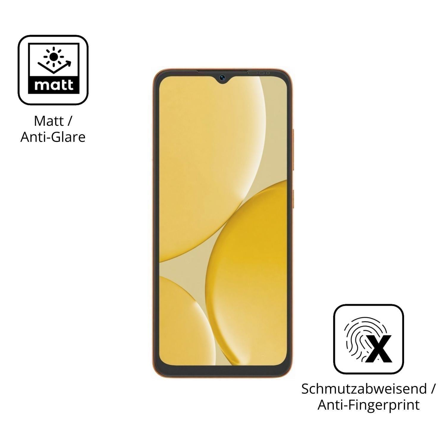 4x Schutzfolie matt für Itel A50Cs Display-Schutzf (5)