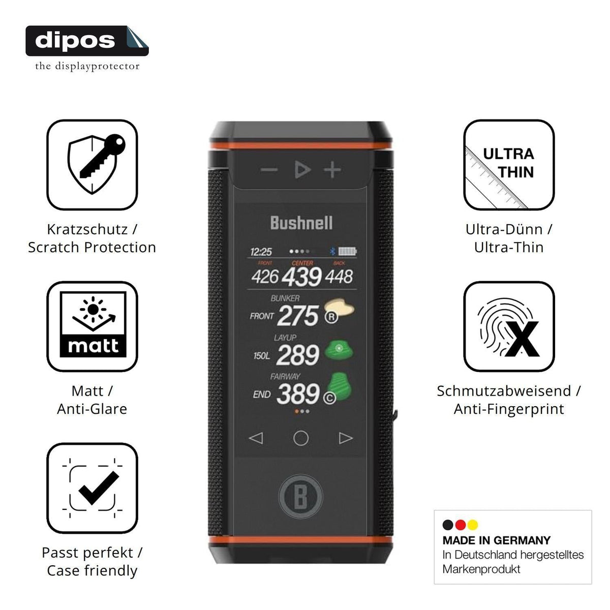 4x Schutzfolie matt für Bushnell Wingman HD Displa (7)