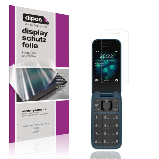 4x Schutzfolie klar für Nokia 2660 Display-Schutzf (1)
