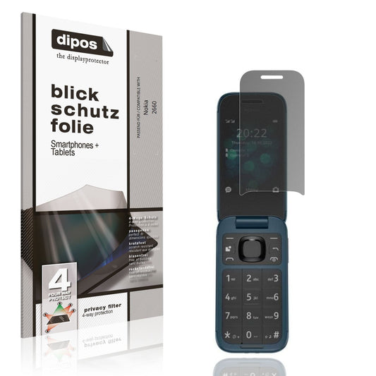 Blickschutzfolie für Nokia 2660 matt Schutzfolie P (1)