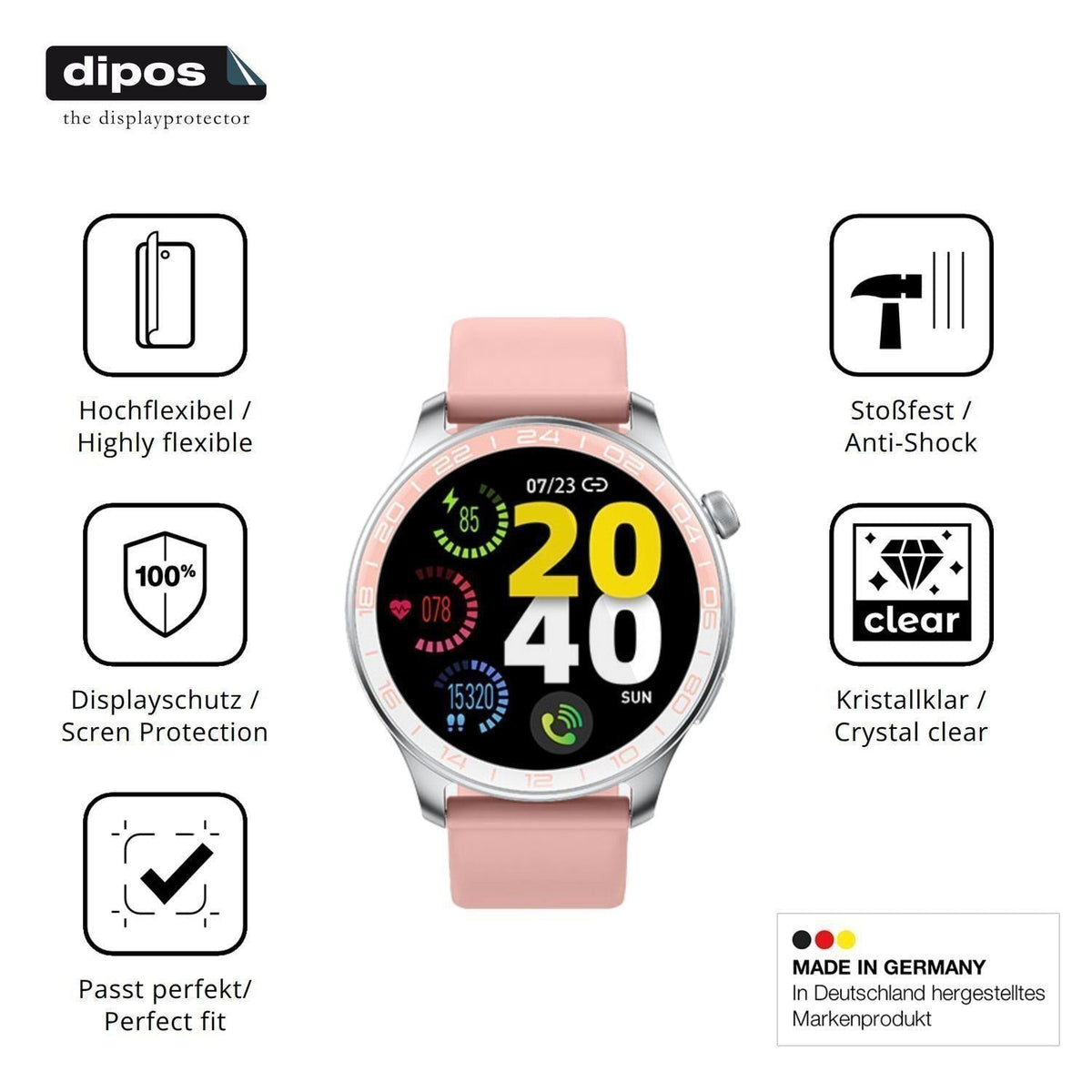 2x 3D Full Cover Schutzfolie für Fempoin T10 Pro (7)