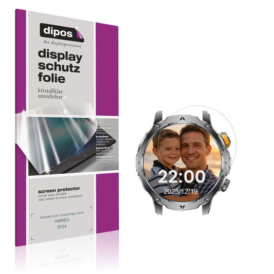 6x Schutzfolie klar für HIRREO EF24 Display-Schutz (1)