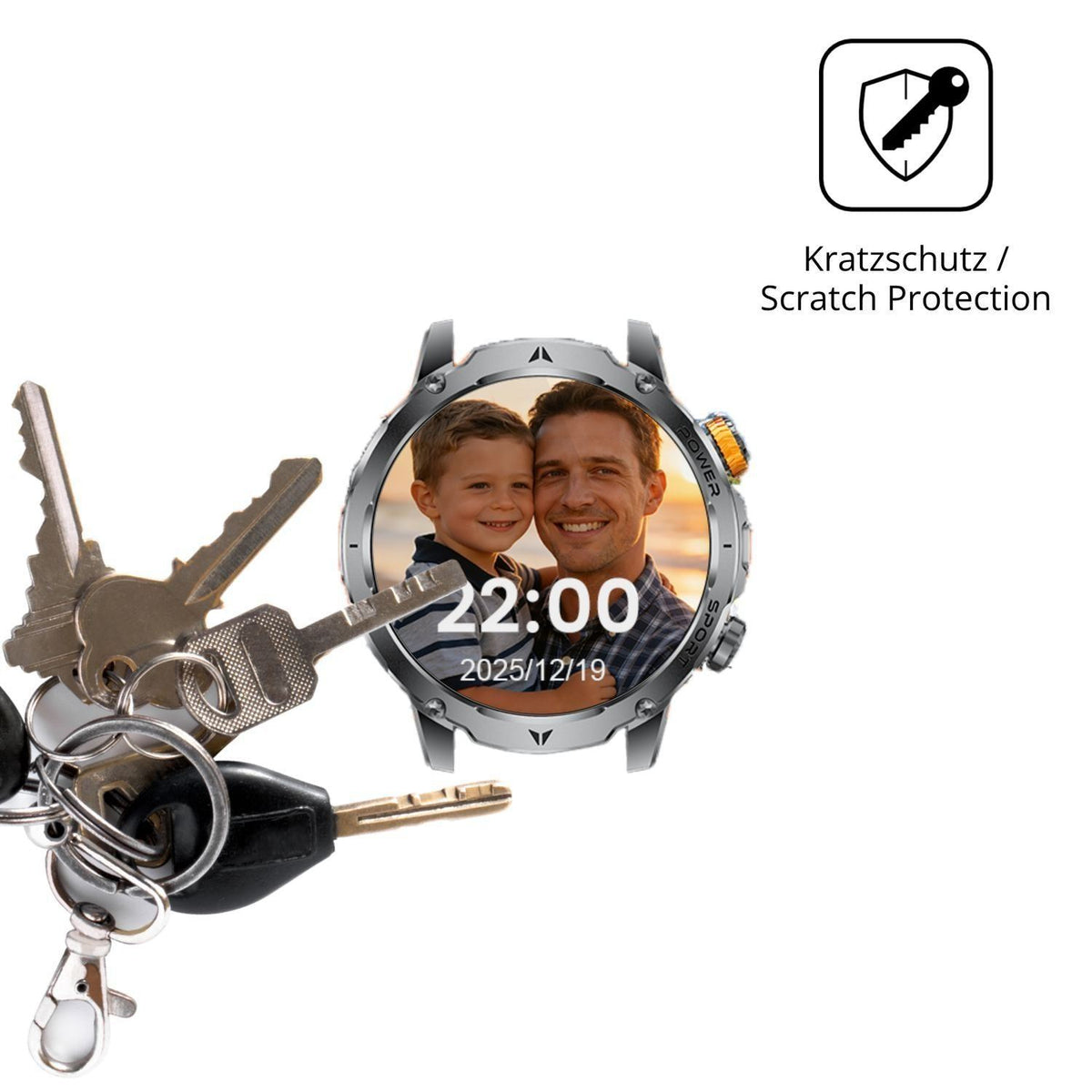 6x Schutzfolie klar für HIRREO EF24 Display-Schutz (4)