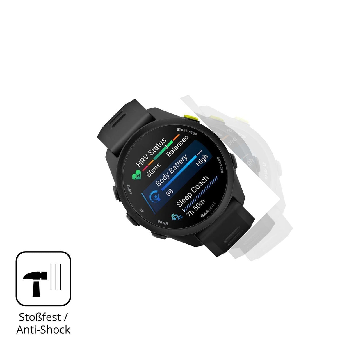 2x 9H Schutzfolie für Garmin Forerunner 70 Panzerf (4)