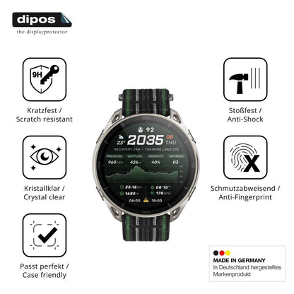 2x 9H Schutzfolie für Amazfit Cheetah 2 Ultra Panz (7)