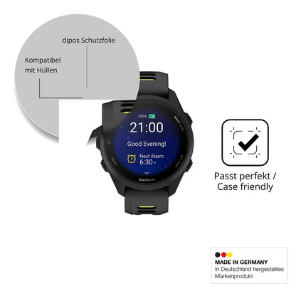 6x Schutzfolie klar für Garmin Forerunner 170 Disp (6)
