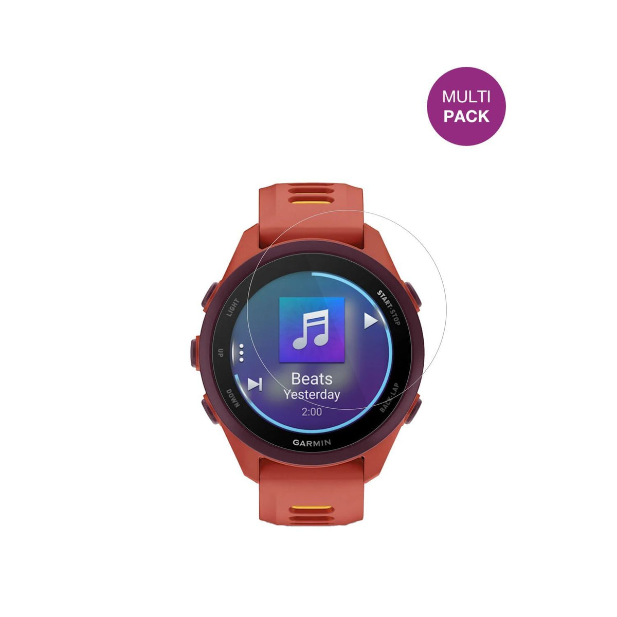 6x Schutzfolie klar für Garmin Forerunner 170 Musi (2)