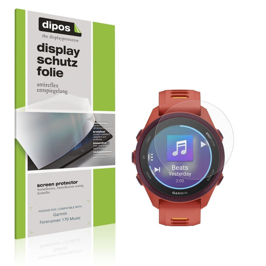 6x Schutzfolie matt für Garmin Forerunner 170 Musi (1)