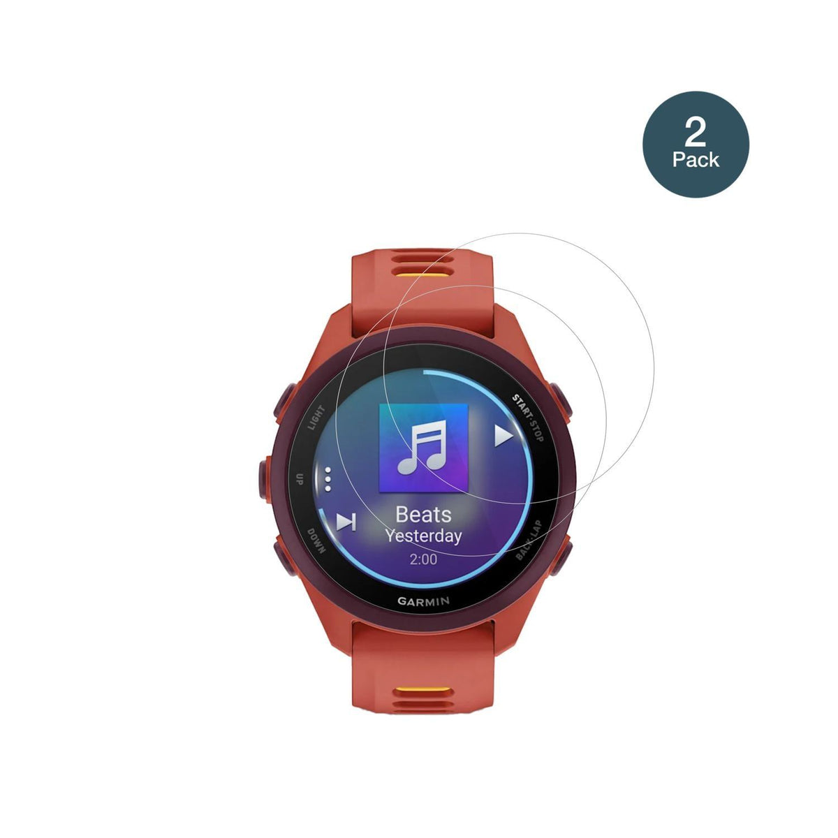 2x 9H Schutzfolie für Garmin Forerunner 170 Music  (2)