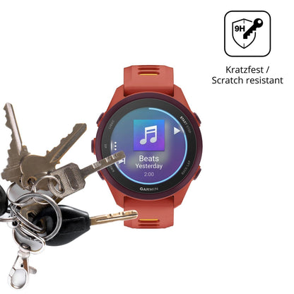 2x 9H Schutzfolie matt für Garmin Forerunner 170 M (3)