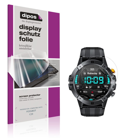 6x Schutzfolie klar für FOSSiBOT C29 Display-Schut (1)