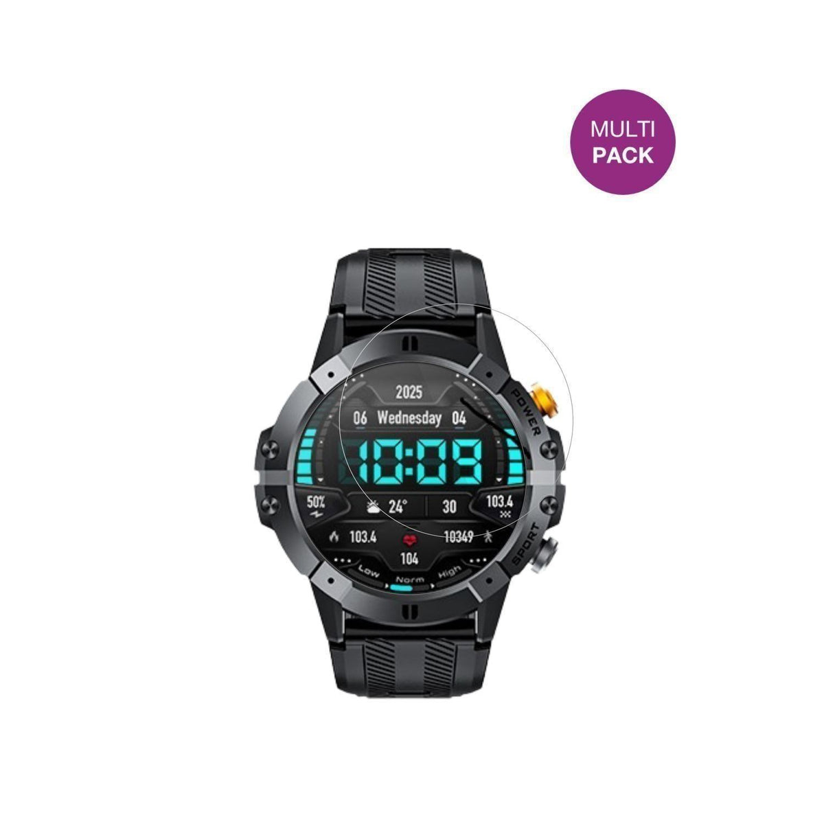 6x Schutzfolie klar für FOSSiBOT C29 Display-Schut (2)