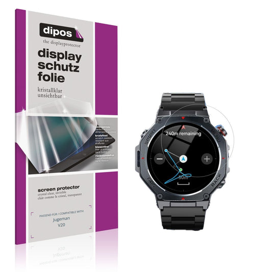6x Schutzfolie klar für Jugeman V20 Display-Schutz (1)