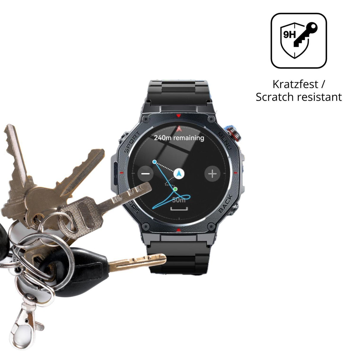 2x 9H Schutzfolie matt für Jugeman V20 Panzerfolie (3)