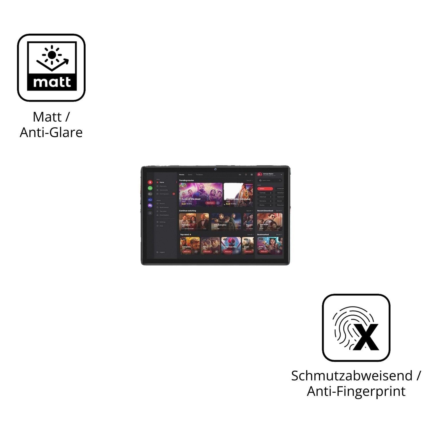 2x Schutzfolie matt für GOODTEL S10 Display-Schutz (5)