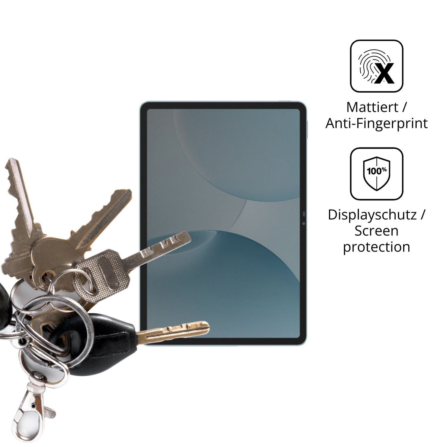Blickschutzfolie für Blackview Mega 5 matt Schutzf (3)