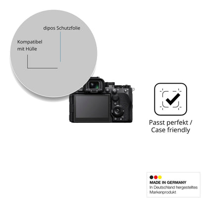 4x Schutzfolie matt für Sony Alpha 7R VI Display-S (6)