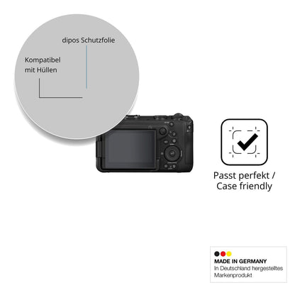 4x Schutzfolie klar für Canon EOS R6 V Display-Sch (6)