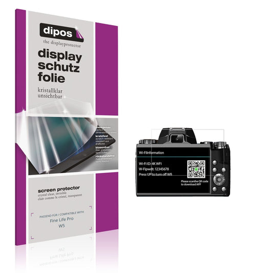 4x Schutzfolie klar für Fine Life Pro W5 Display-S (1)