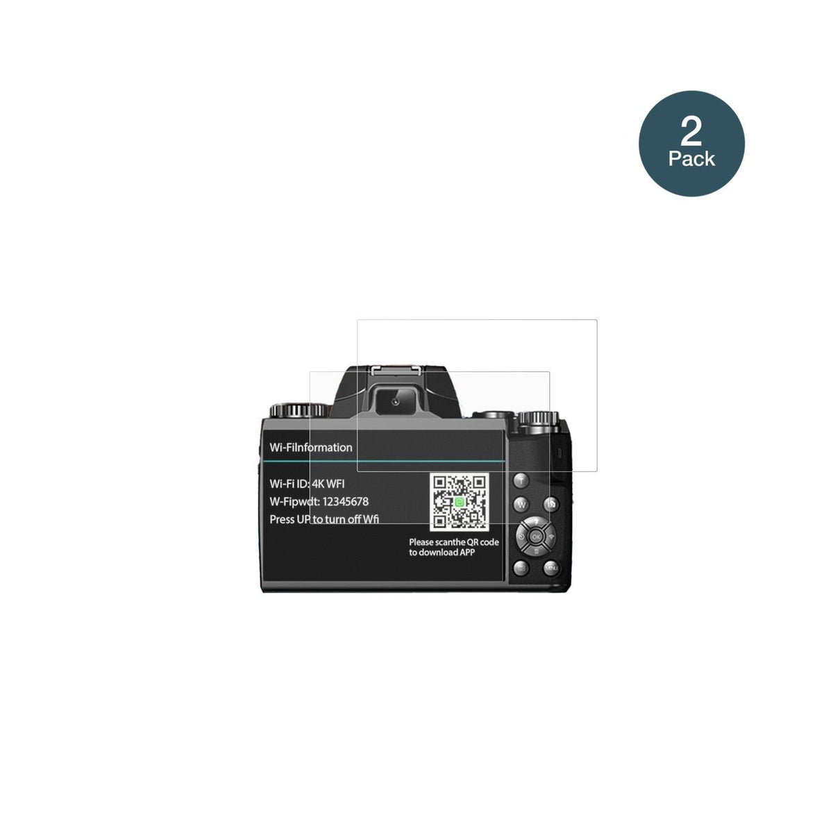2x 9H Schutzfolie matt für Fine Life Pro W5 Panzer (2)