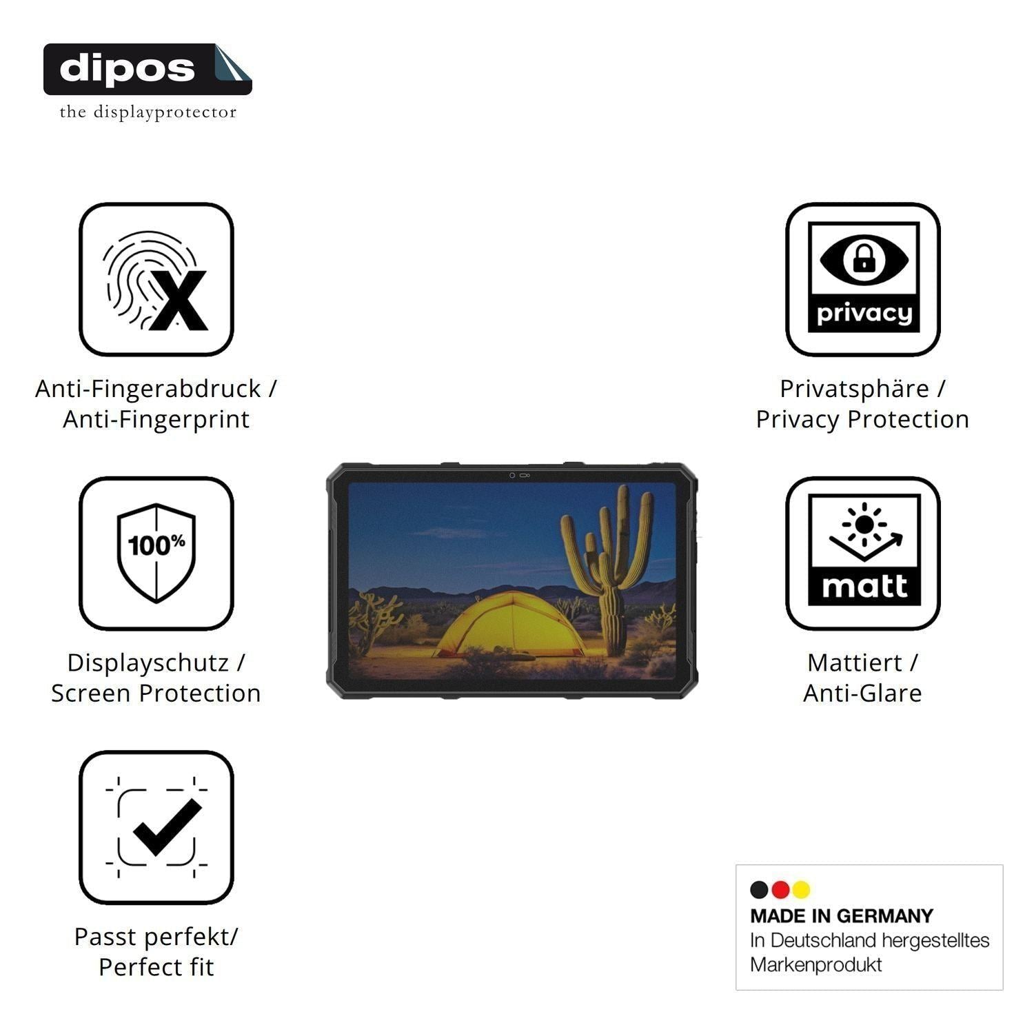 Blickschutzfolie für Ulefone Armor Pad 4T Ultra ma (5)