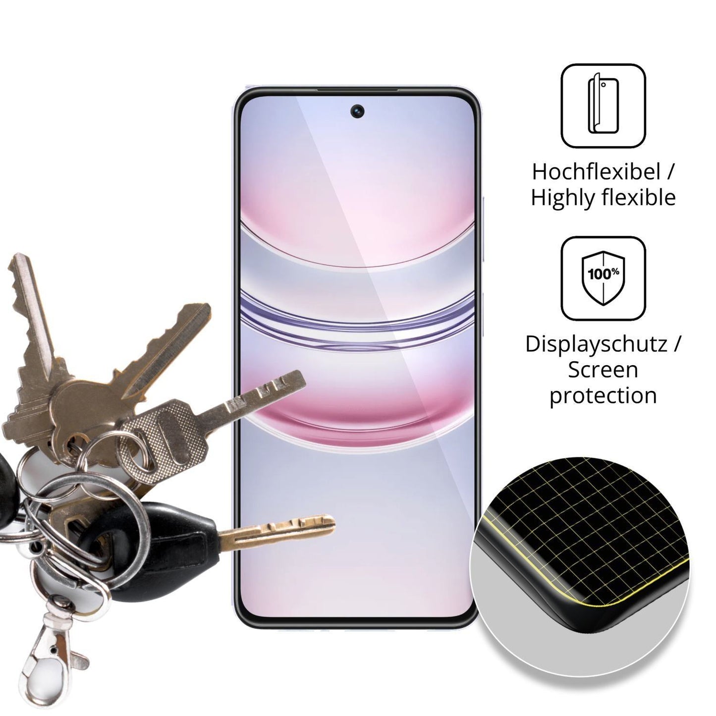 2x 3D Full Cover Schutzfolie für Realme C73 (3)