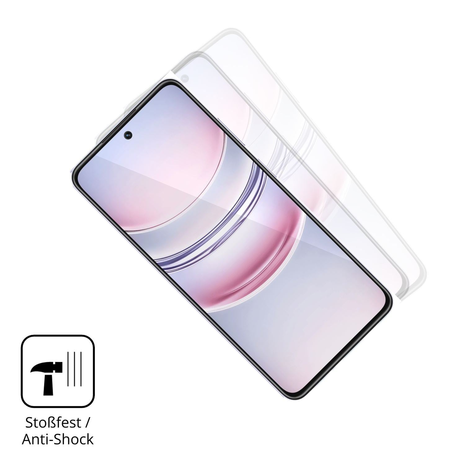 2x 3D Full Cover Schutzfolie für Realme C73 (4)