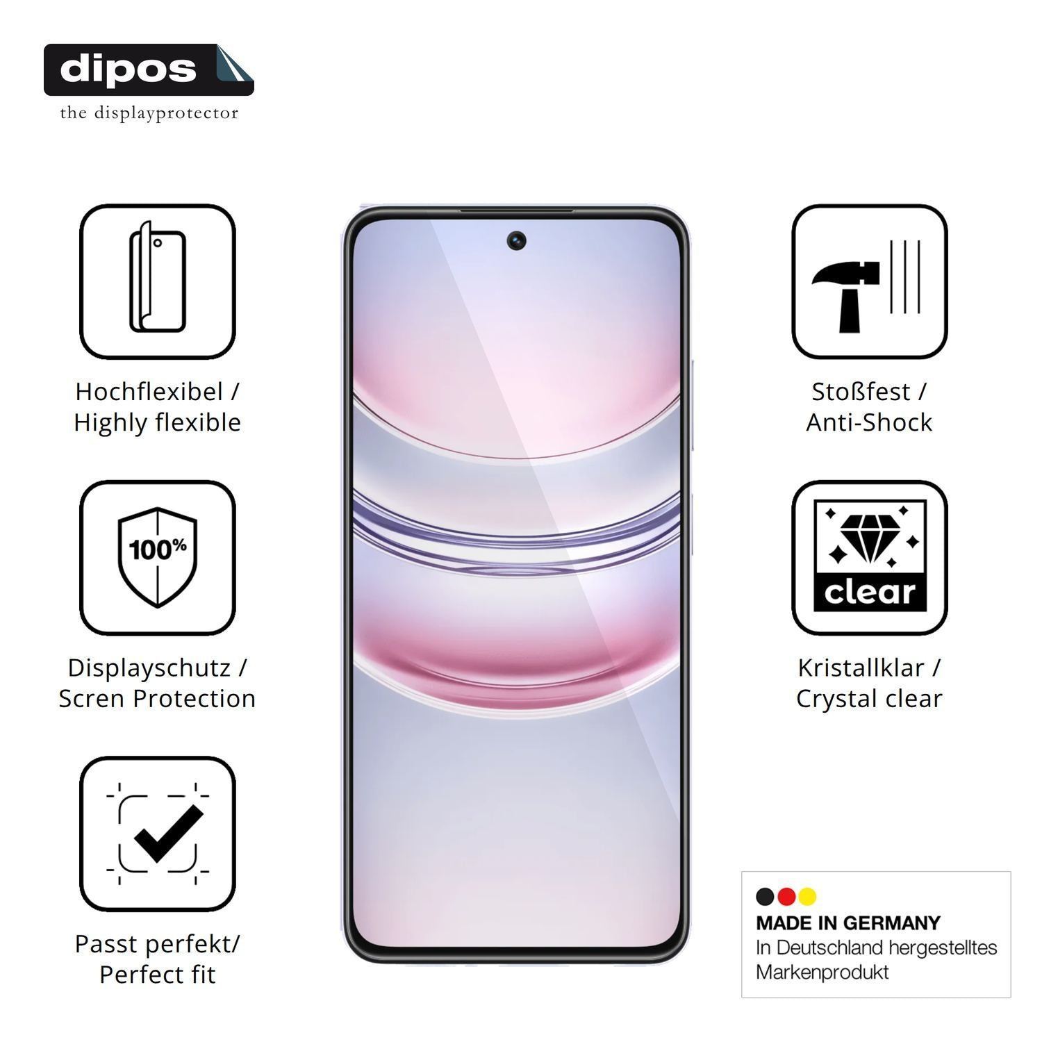 2x 3D Full Cover Schutzfolie für Realme C73 (7)