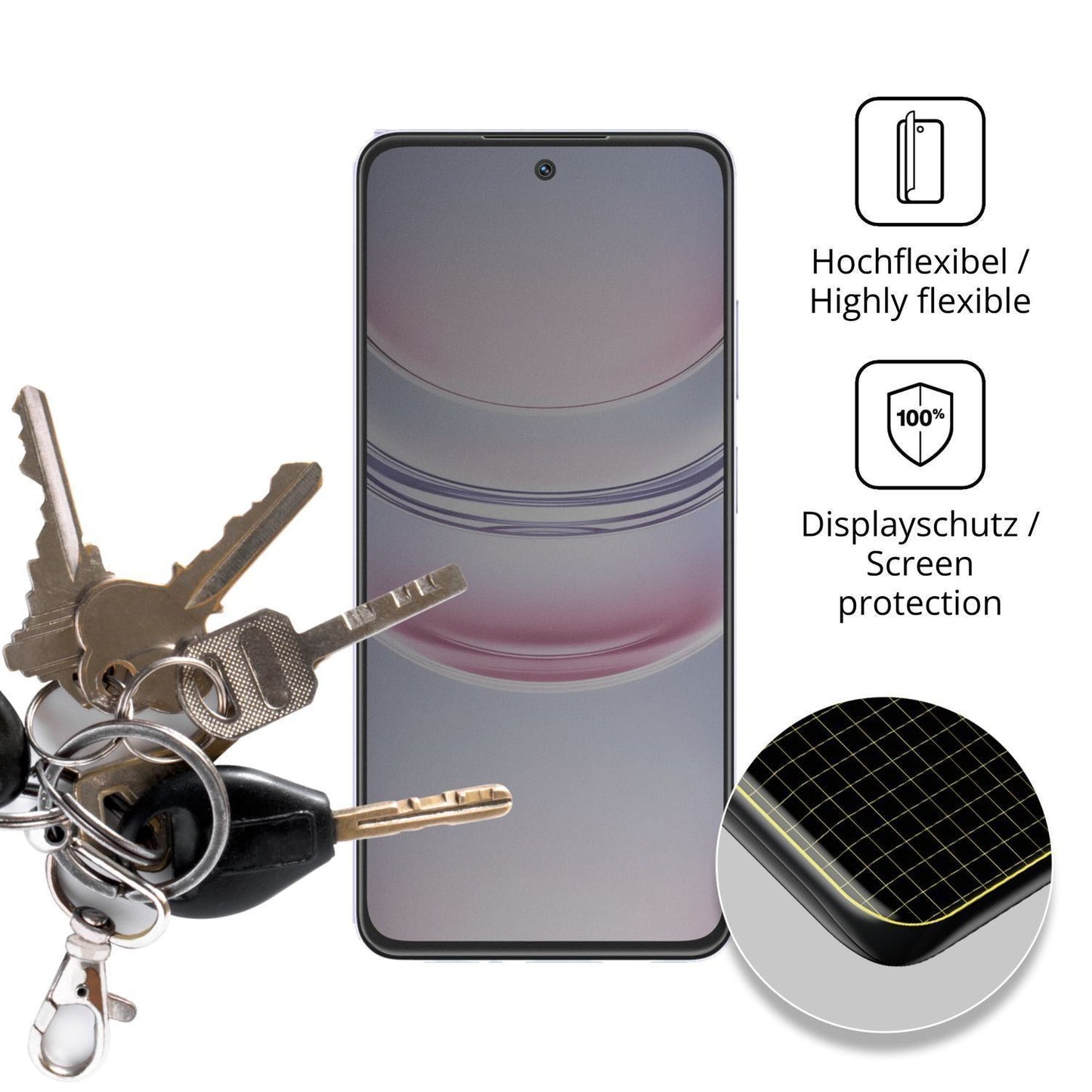Full Cover Privacy Blickschutzfolie für Realme C73 (3)