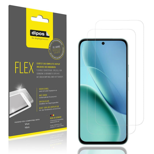2x 3D Full Cover Schutzfolie für Vivo Y6m (1)