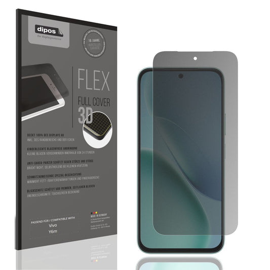 Full Cover Privacy Blickschutzfolie für Vivo Y6m (1)