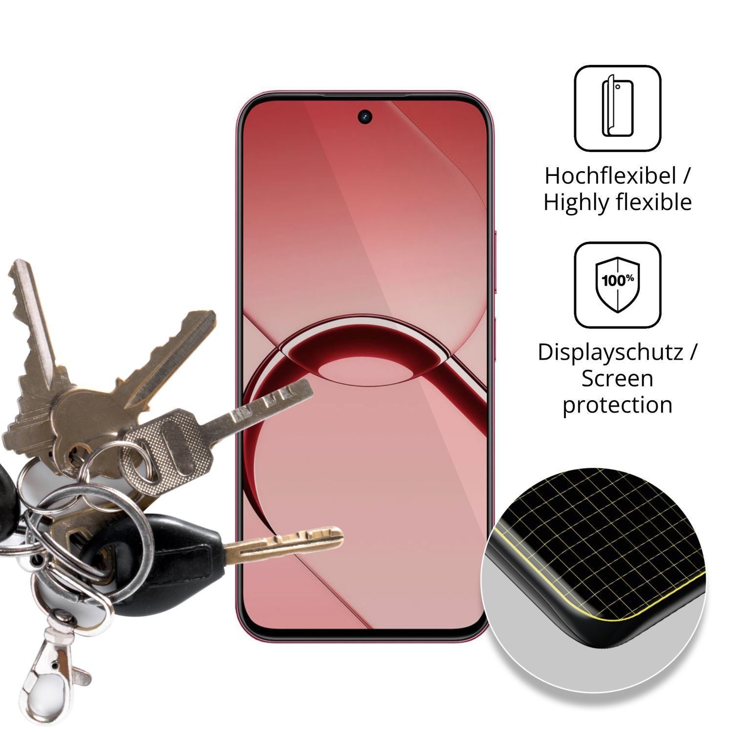 2x 3D Full Cover Schutzfolie für Realme 16T (3)