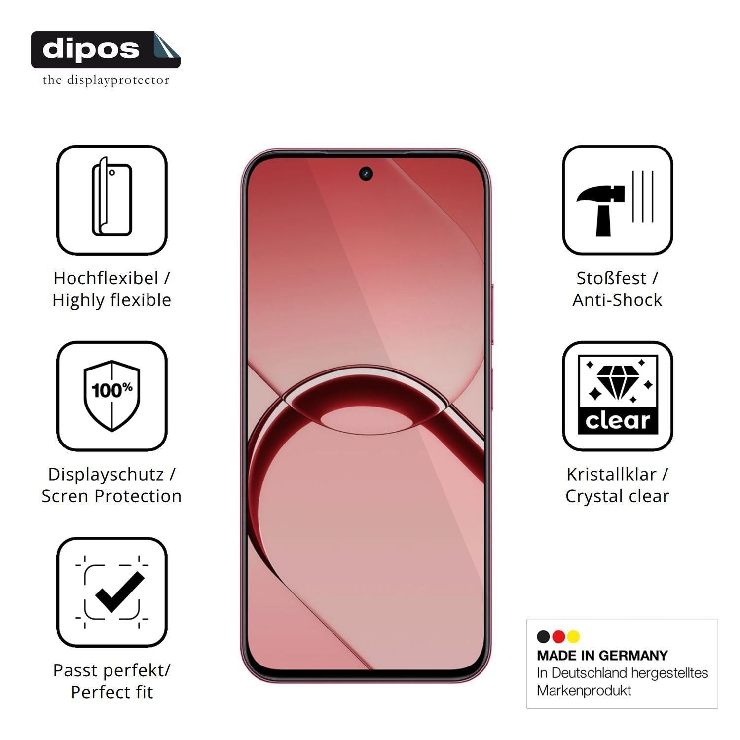 2x 3D Full Cover Schutzfolie für Realme 16T (7)