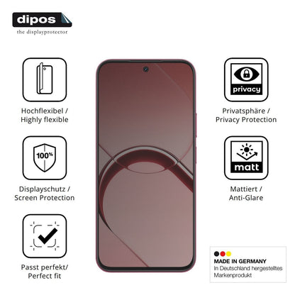 Full Cover Privacy Blickschutzfolie für Realme 16T (5)
