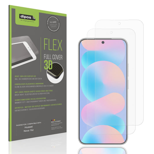 2x Full Cover Schutzfolie matt für Huawei Nova 16z (1)