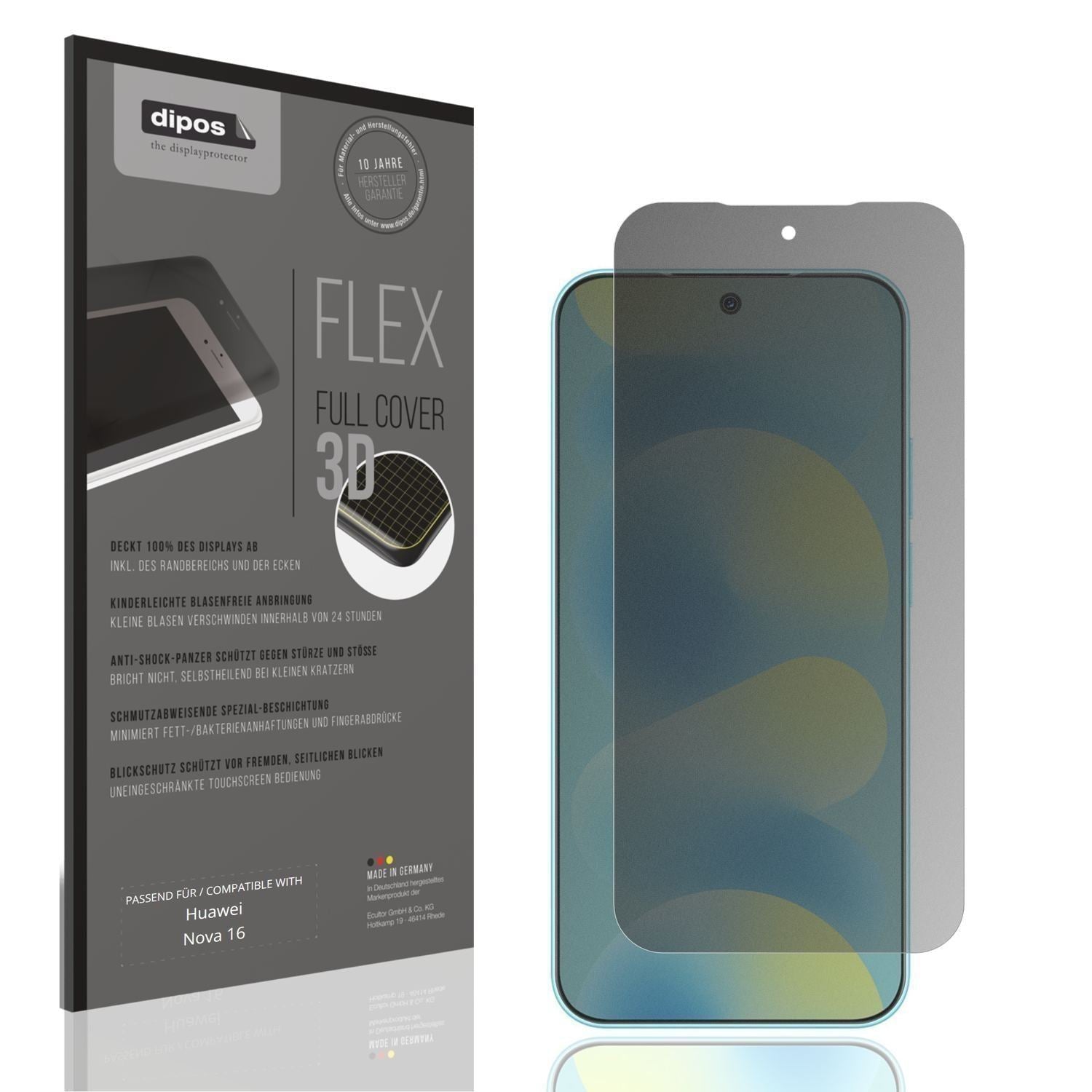 Full Cover Privacy Blickschutzfolie für Huawei Nov (1)