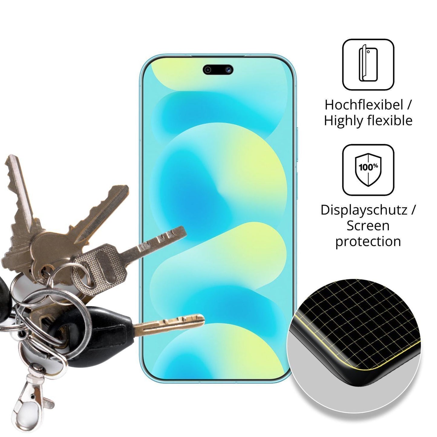 2x Full Cover Schutzfolie matt für Huawei Nova 16  (3)