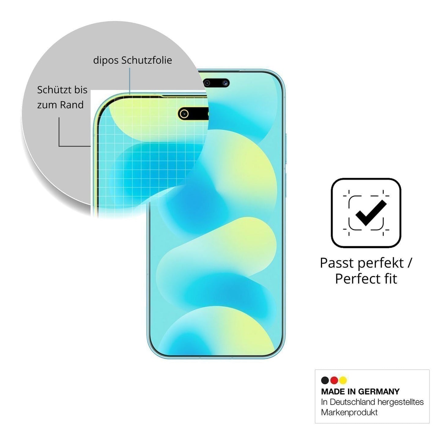 2x Full Cover Schutzfolie matt für Huawei Nova 16  (6)