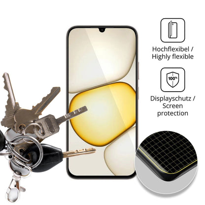 2x 3D Full Cover Schutzfolie für Realme C100x (3)