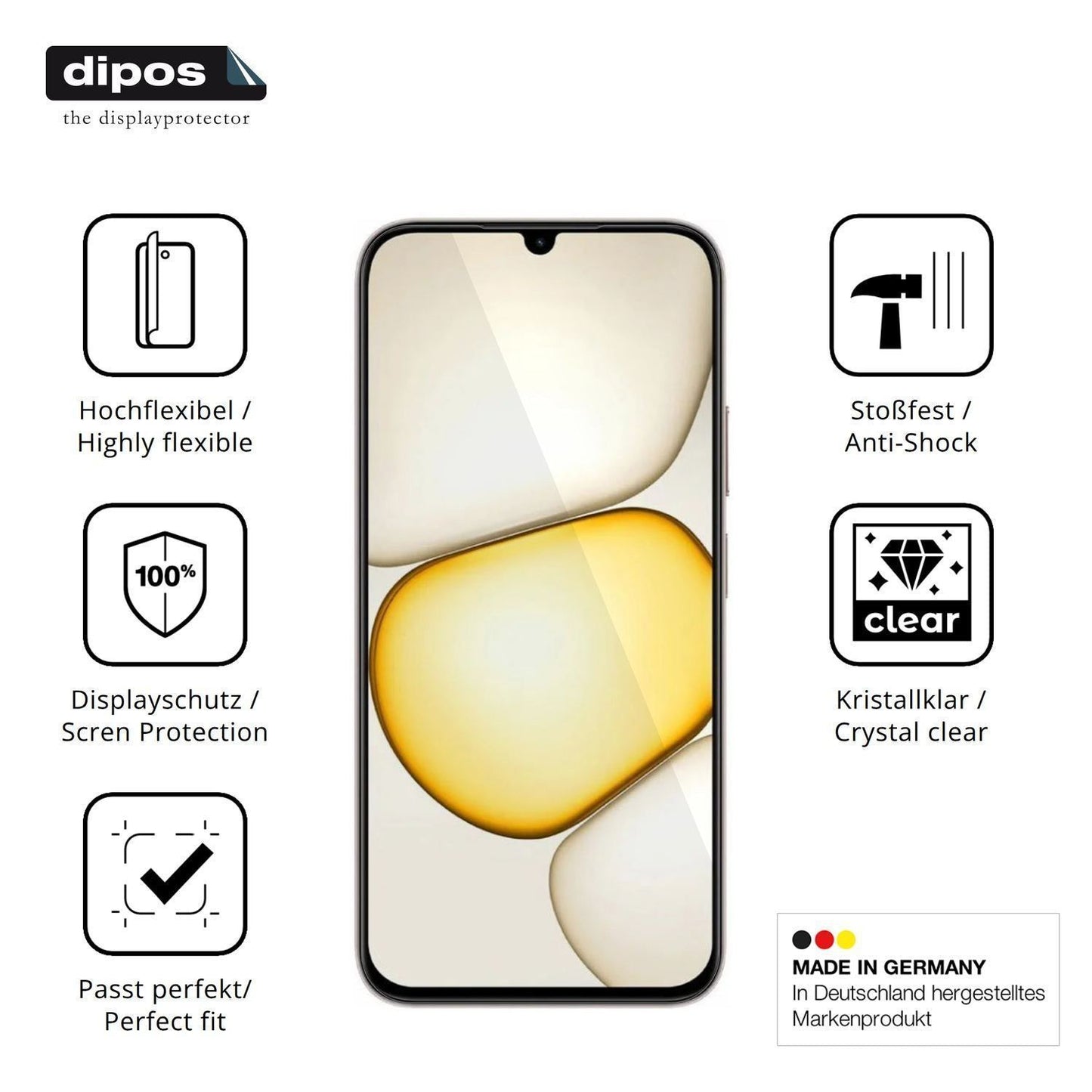 2x 3D Full Cover Schutzfolie für Realme C100x (7)