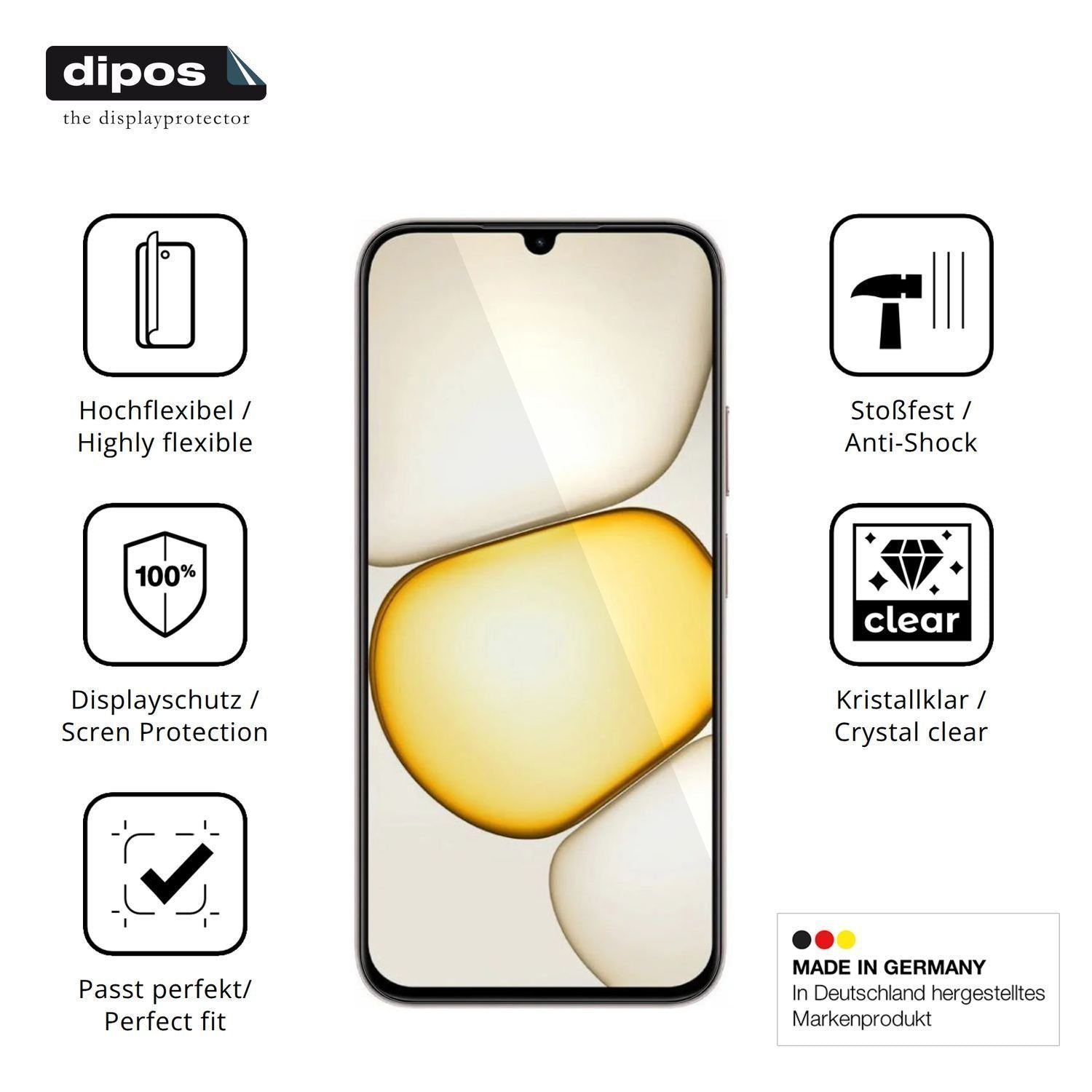 2x 3D Full Cover Schutzfolie für Realme C100x (7)